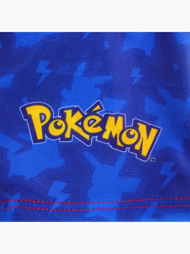 Pokemon - Boxer de banho infantil Pokémon com estampa Pikachu Azul-marinho - Kiabi