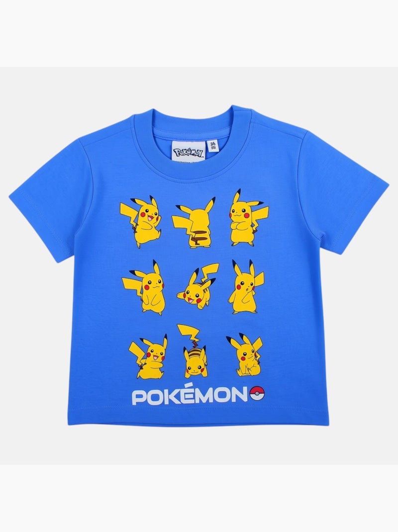Pokemon - Camiseta menino Azul - Kiabi