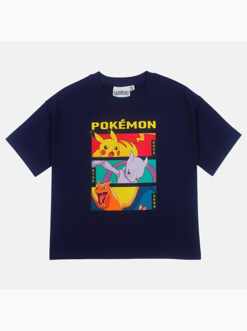 Pokemon - Camiseta menino Preto - Kiabi