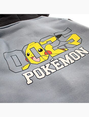 Pokemon - Casaco com capuz menino estampado