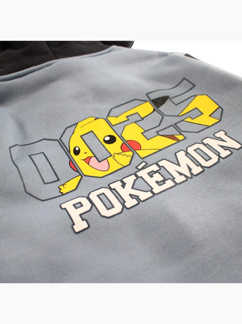Pokemon - Casaco com capuz menino estampado Azul - Kiabi