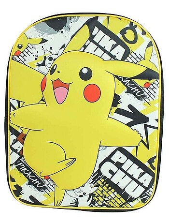 Pokemon - mochila infantil licenciada em 3d, 40x30x15 cm