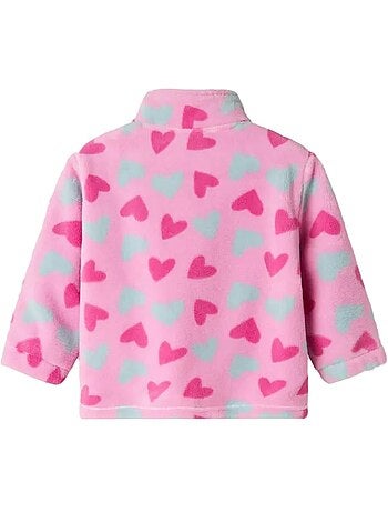Polar de Menina Name it Teddy Card Rosa