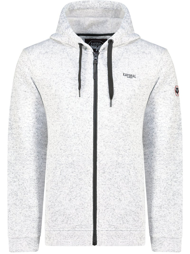 Polar em malha com capuz talerteoral – kaporal Branco - Kiabi