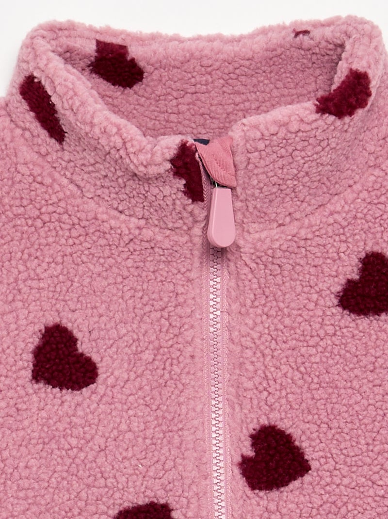 Polar estampado - coleção fácil de vestir Rosa - Kiabi