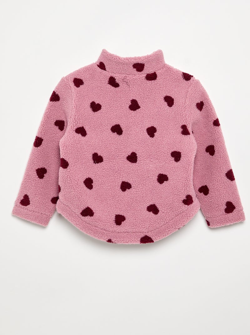 Polar estampado - coleção fácil de vestir Rosa - Kiabi
