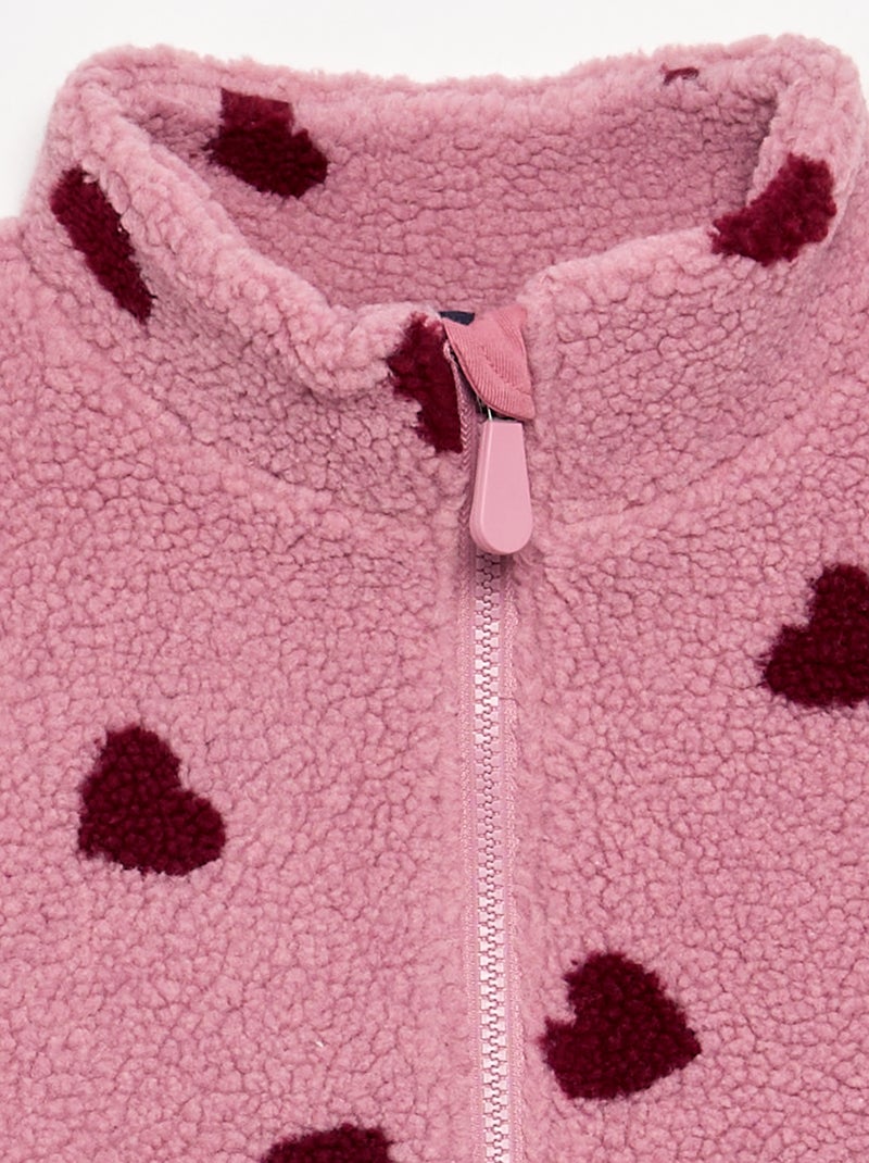 Polar estampado - coleção fácil de vestir Rosa - Kiabi