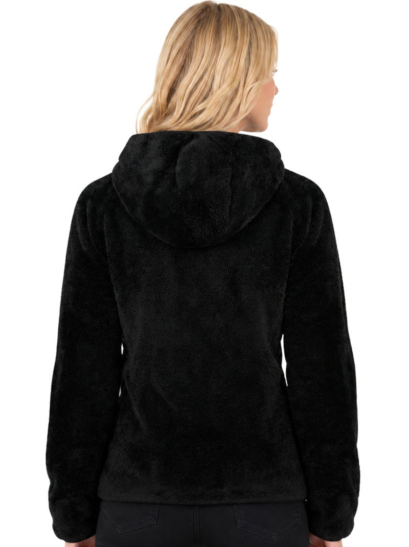 Polar quente de inverno com capuz toscanaoral – kaporal Preto - Kiabi