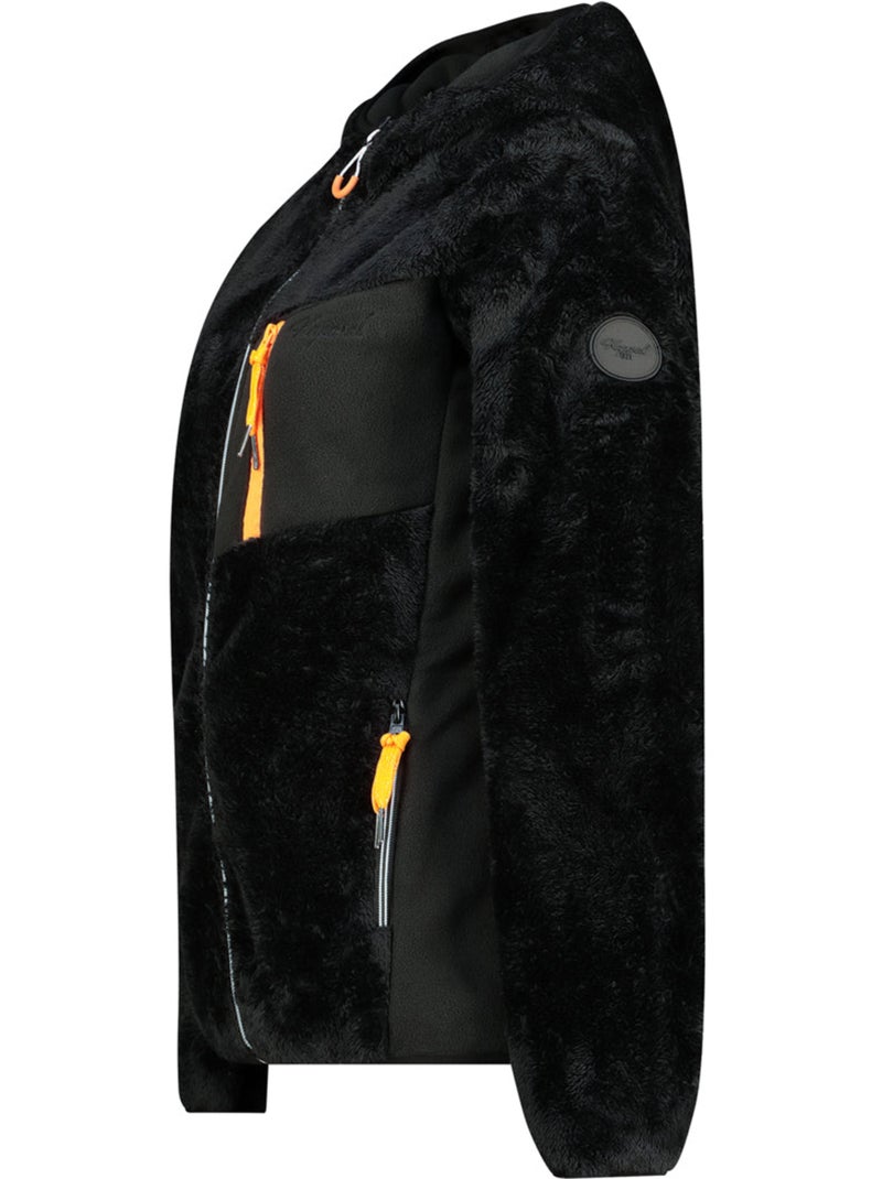 Polar quente de inverno com capuz toscanaoral – kaporal Preto - Kiabi
