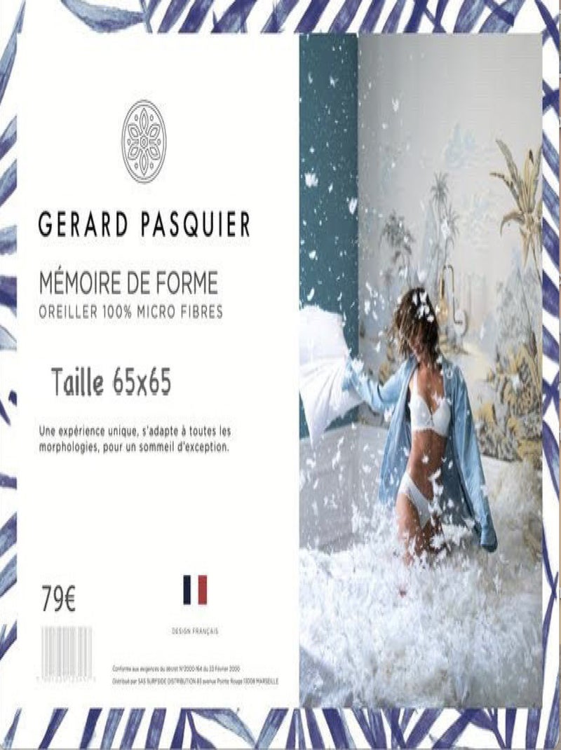 Poliéster flocon mémoire de forme promo linge Branco - Kiabi
