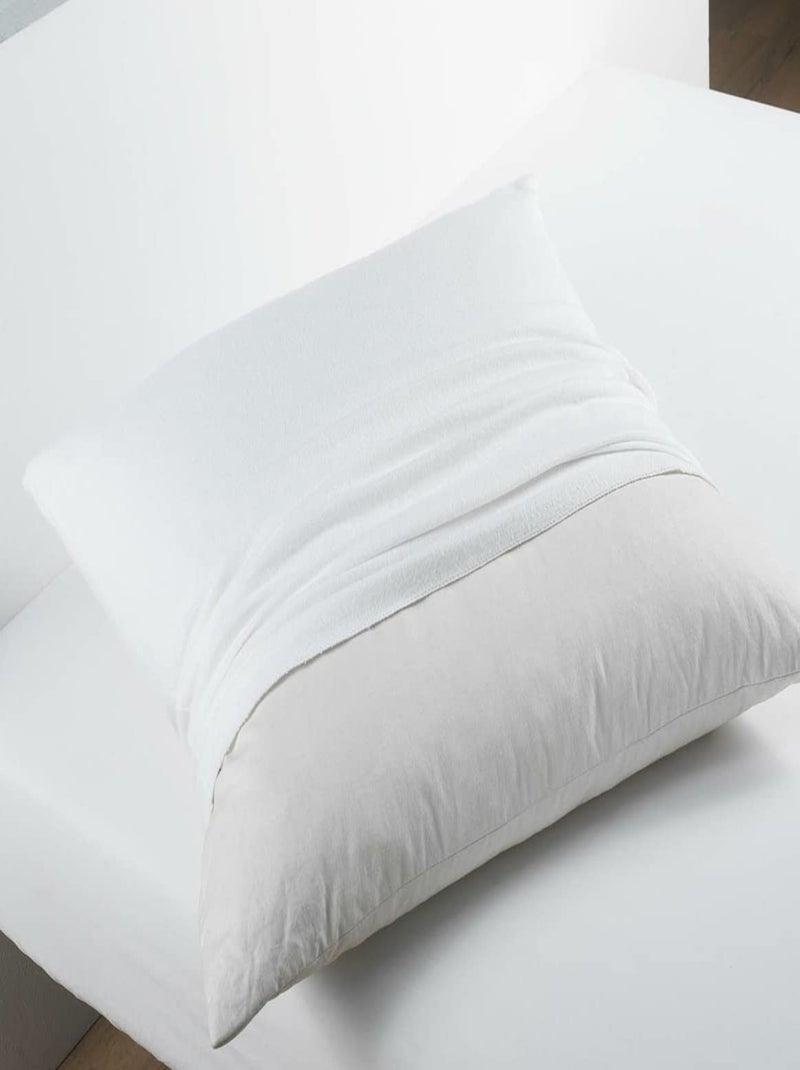 Poliéster flocon mémoire de forme promo linge Branco - Kiabi