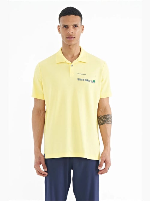 Polo algodão com estampa texto tommy - Kiabi Polo algodão com estampa texto tommy - Kiabi