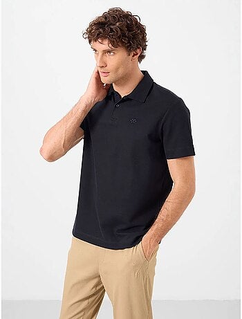 Polo t-shirt masculina em algodão e elastano tommy