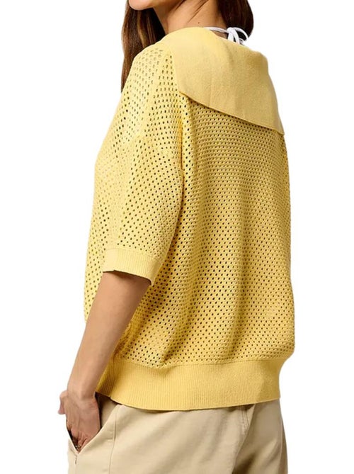 Polo Amarelo Kaporal Laiza para Mulher - Kiabi Polo Amarelo Kaporal Laiza para Mulher - Kiabi