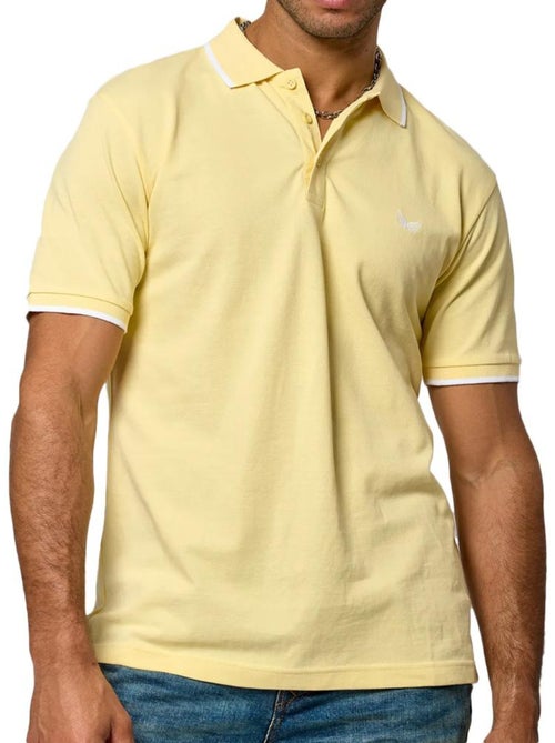 Polo Amarelo para Homem Kaporal BENDY - Kiabi Polo Amarelo para Homem Kaporal BENDY - Kiabi