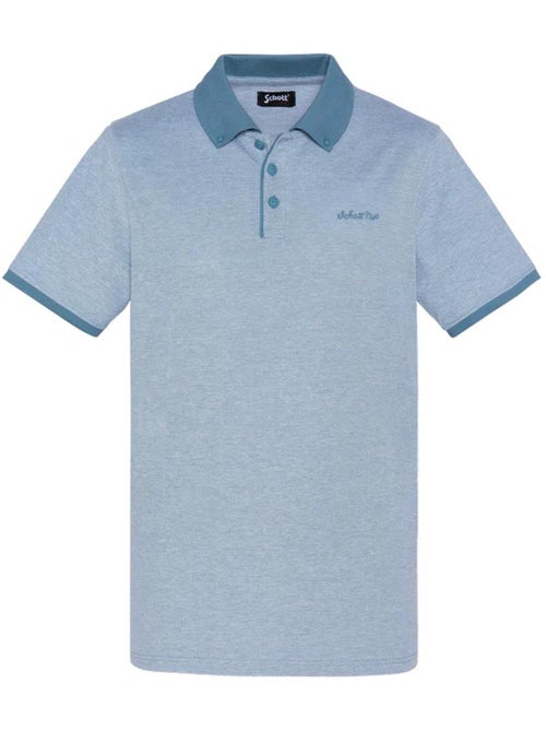 Polo Azul Claro para Homem Schott PSPENY - Kiabi Polo Azul Claro para Homem Schott PSPENY - Kiabi