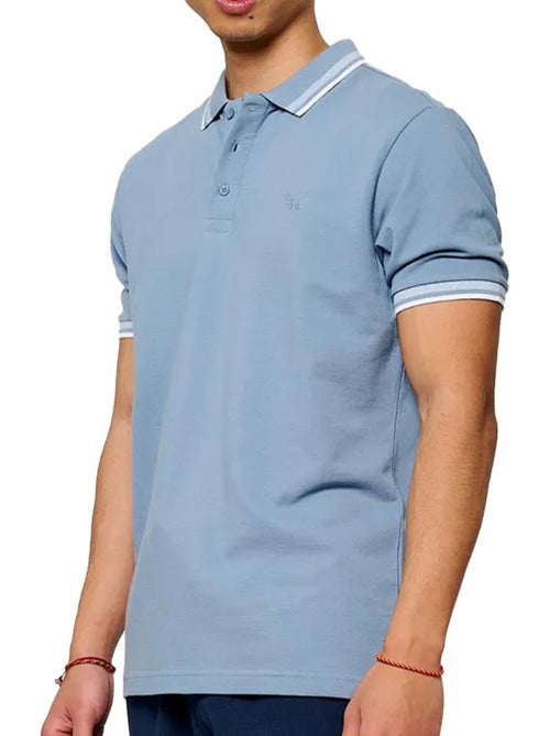 Polo azul kaporal jarod para homem - Kiabi Polo azul kaporal jarod para homem - Kiabi
