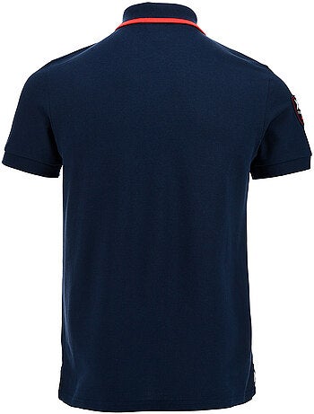 Polo azul-marinho seleção francesa de râguebi ? Coleção yannick ? Licença oficial ffr