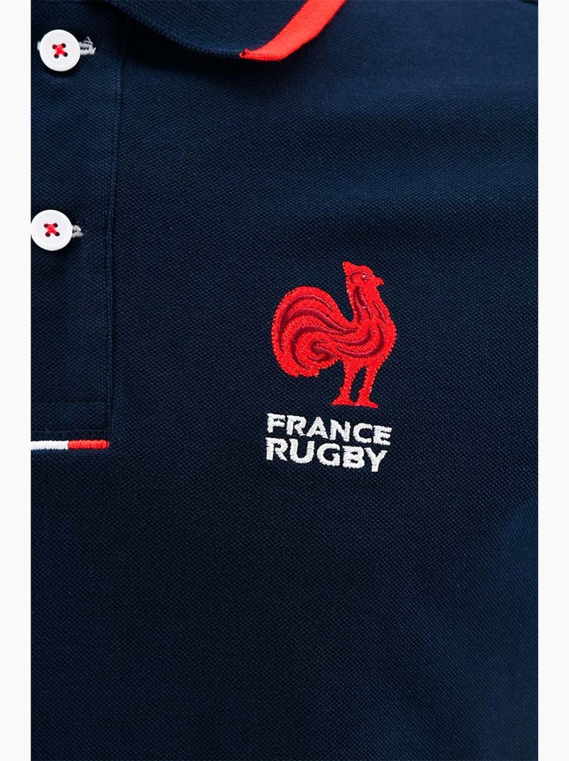 Polo azul-marinho seleção francesa de râguebi ? Coleção yannick ? Licença oficial ffr Azul - Kiabi