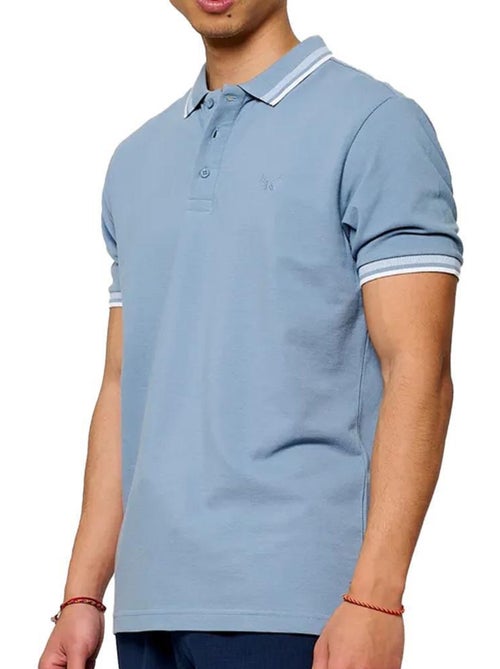 Polo Azul Masculino Kaporal JARODE25 - Kiabi Polo Azul Masculino Kaporal JARODE25 - Kiabi