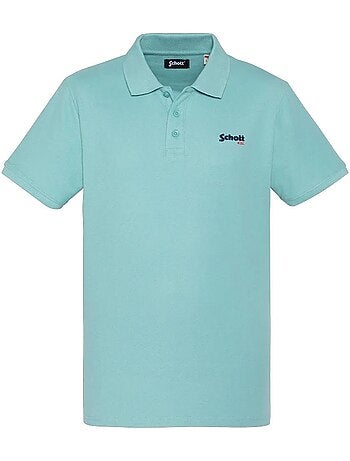 Polo branco schott ps0022 para homem