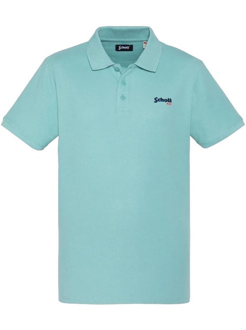 Polo azul para homem schott ps0022 - Kiabi Polo azul para homem schott ps0022 - Kiabi