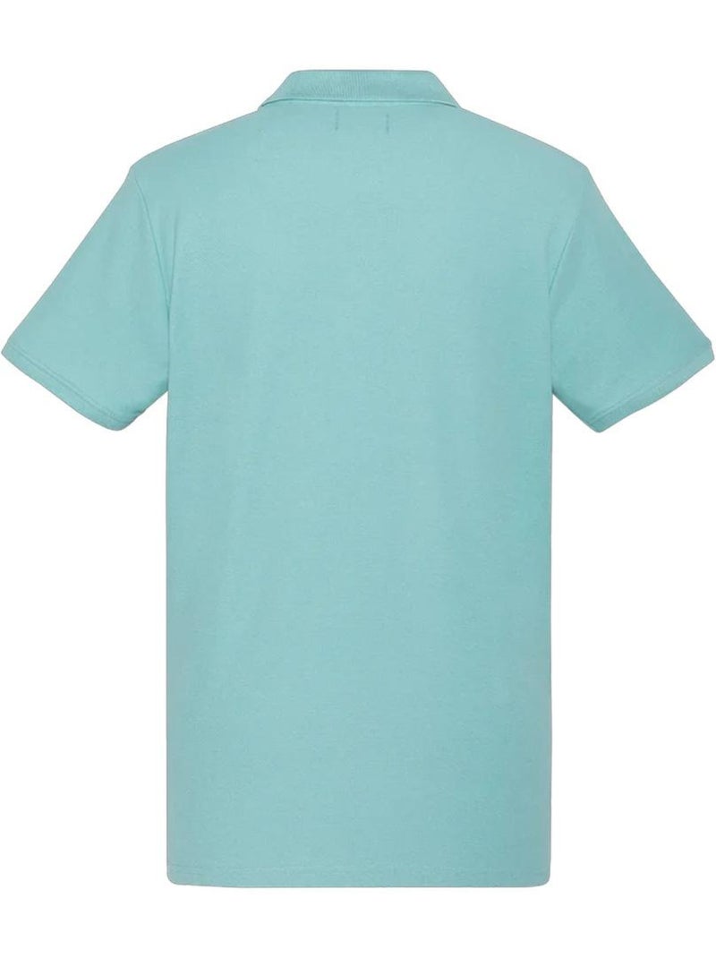 Polo azul para homem schott ps0022 Azul - Kiabi