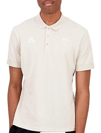 Polo Bege para Homem Le Coq Sportif 2411053