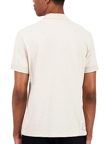 Polo Bege para Homem Le Coq Sportif 2411053