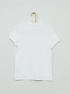 Polo bordado de conceção ecológica - Kiabi