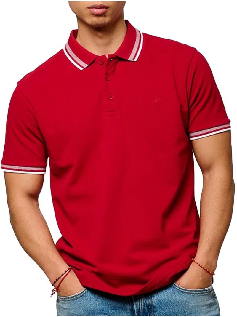 Polo Bordeaux para Homem Kaporal JAROD Bordô - Kiabi