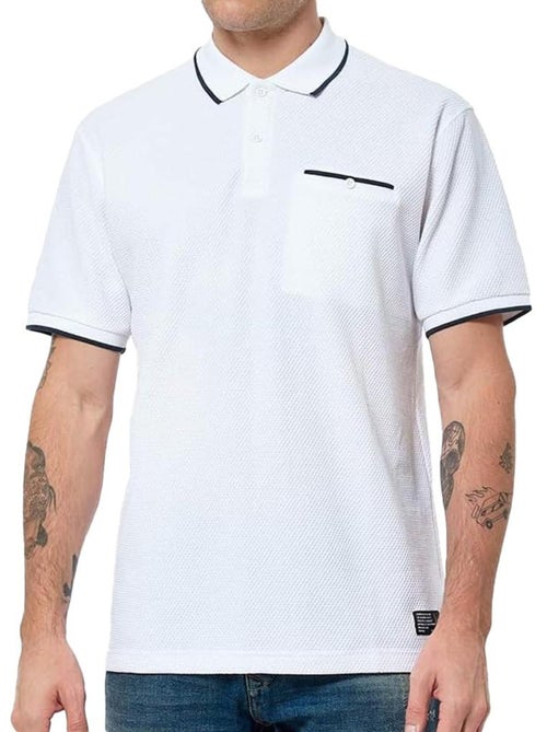 Polo Branco Kaporal Celes para Homem - Kiabi Polo Branco Kaporal Celes para Homem - Kiabi