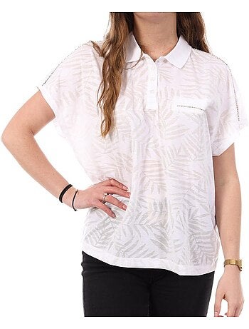 Polo Branco Kaporal FUR para Mulher