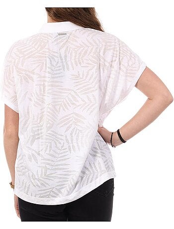 Polo Branco Kaporal FUR para Mulher