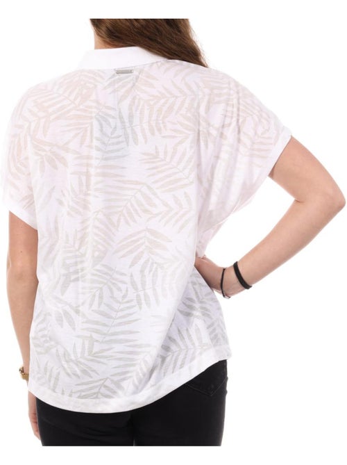 Polo Branco Kaporal FUR para Mulher - Kiabi Polo Branco Kaporal FUR para Mulher - Kiabi