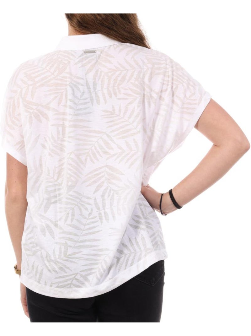 Polo Branco Kaporal FUR para Mulher Branco - Kiabi