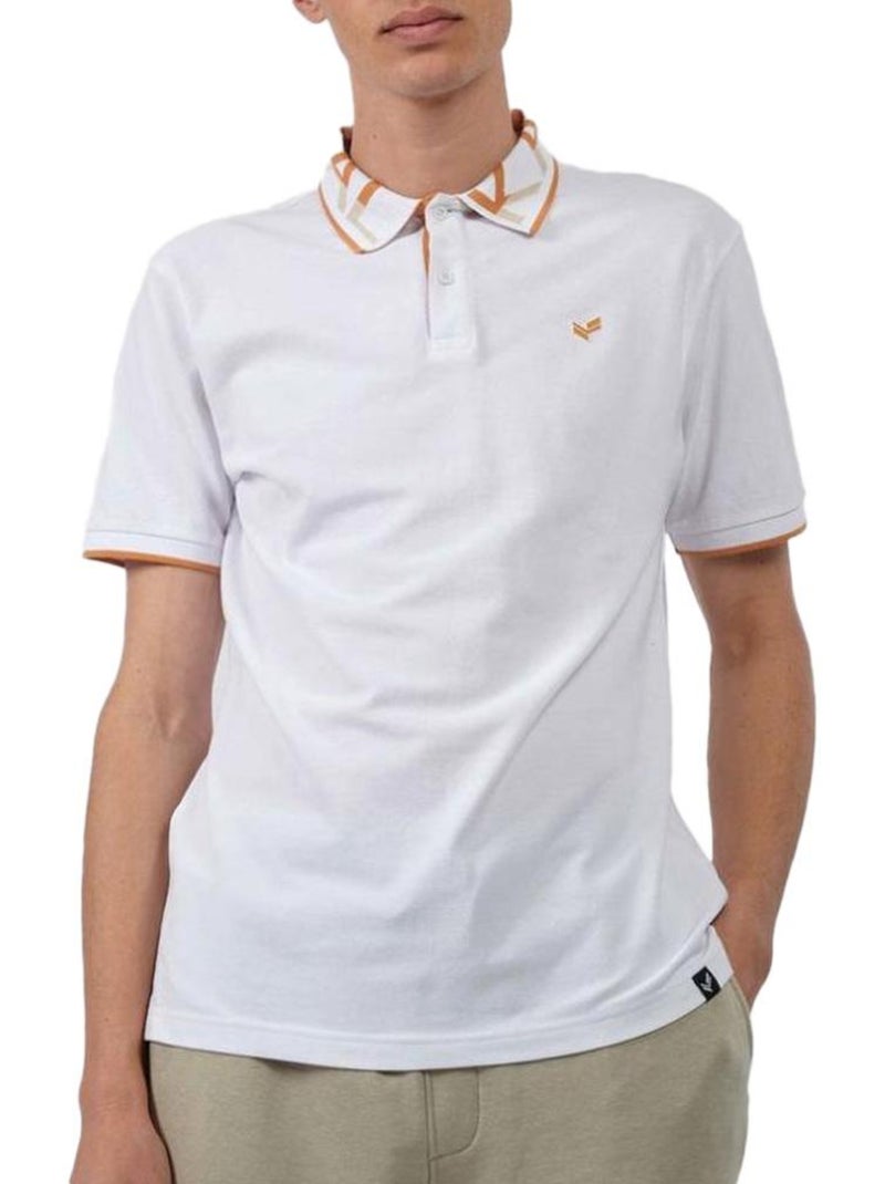 Polo Branco Kaporal Noah para Homem Branco - Kiabi
