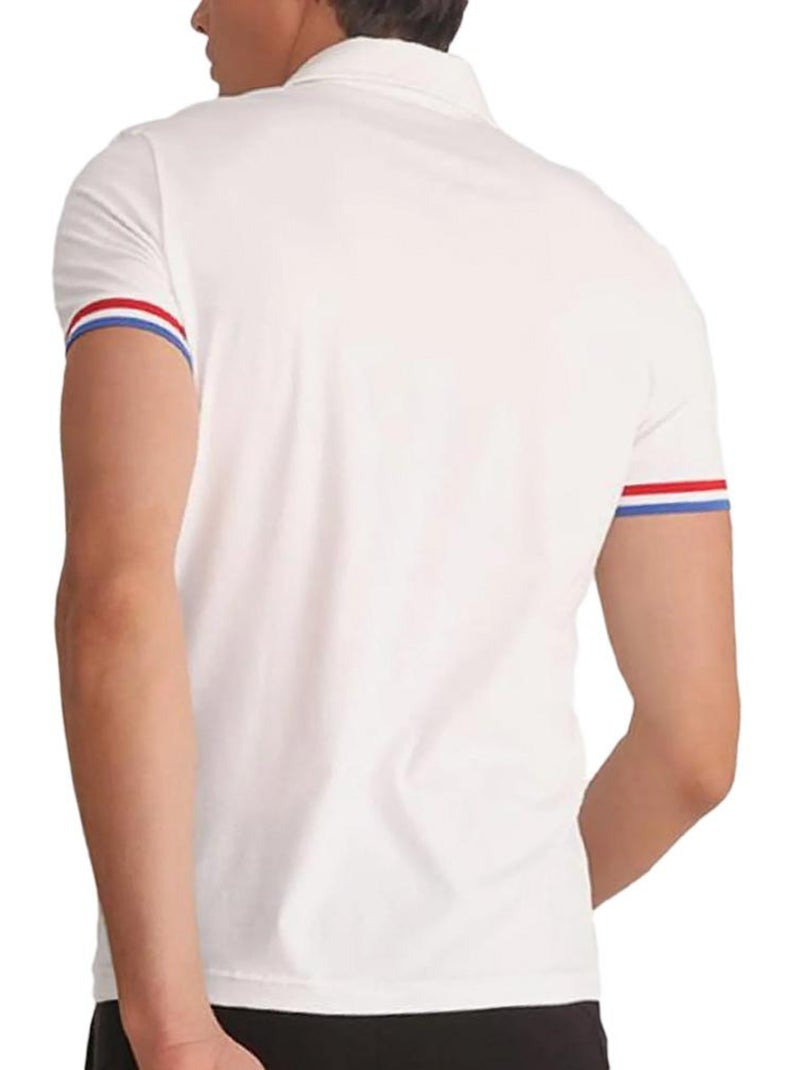 Polo Branco Le Coq Sportif de Homem para Apresentação Branco - Kiabi