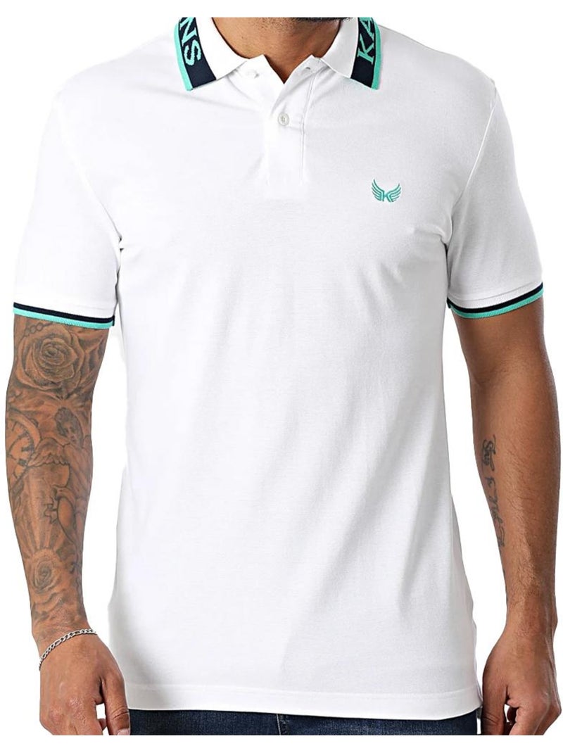 Polo Branco Masculino Kaporal TOBY Branco - Kiabi