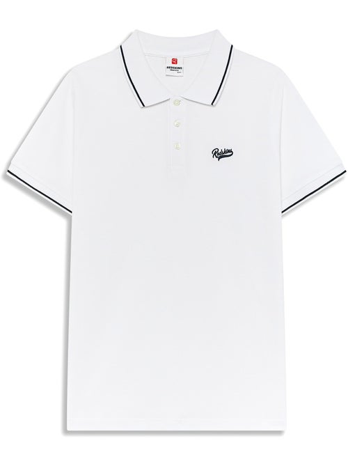 Polo Branco Masculino Redskins R231040 - Kiabi Polo Branco Masculino Redskins R231040 - Kiabi