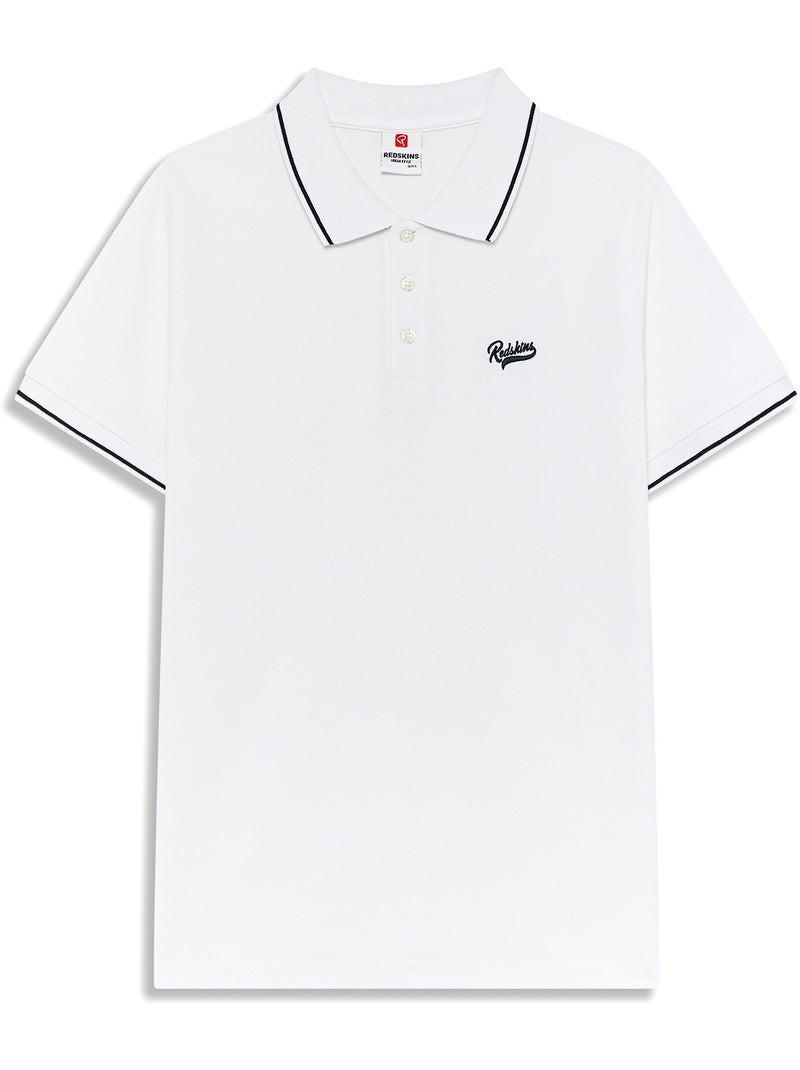Polo Branco Masculino Redskins R231040 Branco - Kiabi