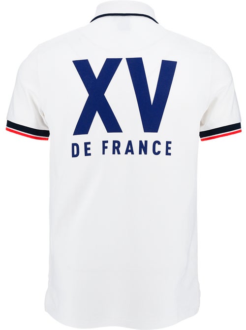 Polo branco seleção francesa de râguebi ? Coleção yannick ? Licença oficial ffr - Kiabi Polo branco seleção francesa de râguebi ? Coleção yannick ? Licença oficial ffr - Kiabi