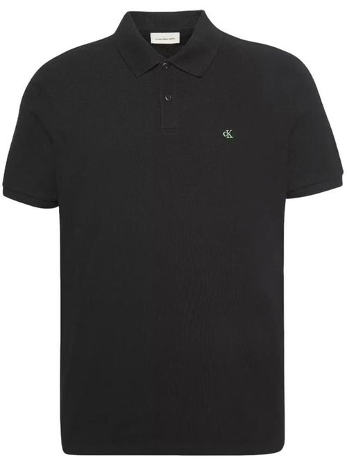 Polo Calvin Klein Jeans Monogram Piqué Preto para Homem - Kiabi Polo Calvin Klein Jeans Monogram Piqué Preto para Homem - Kiabi
