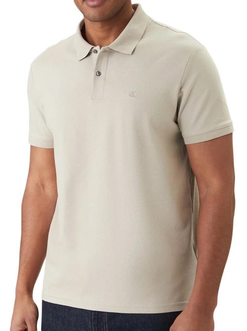 Polo Calvin Klein Jeans Refined Bege para Homem - Kiabi Polo Calvin Klein Jeans Refined Bege para Homem - Kiabi