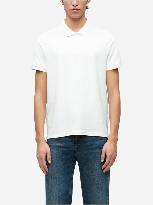 Polo calvin klein jeans refined branco para homem - Kiabi Polo calvin klein jeans refined branco para homem - Kiabi
