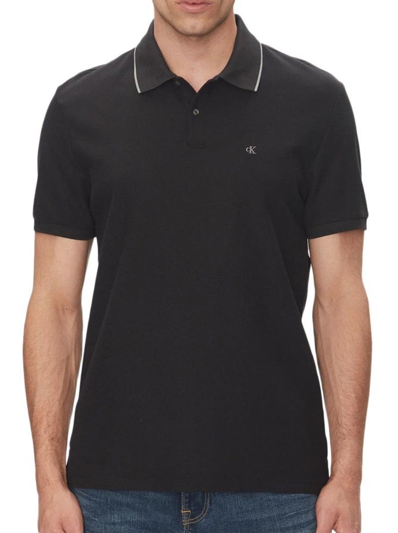 Polo Calvin Klein Jeans Refineds Preto para Homem Preto - Kiabi