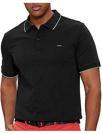 Polo Calvin Klein Jeans Stretch Preto para Homem