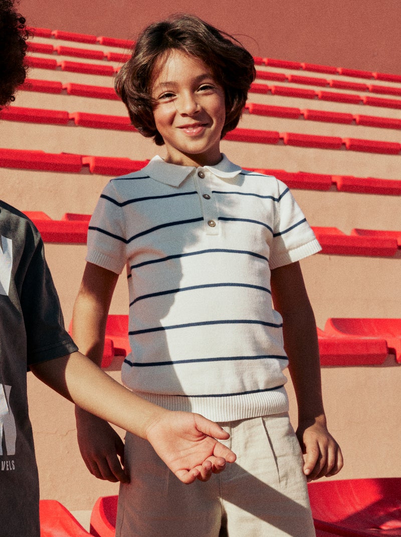 Polo camisola Bege - Kiabi