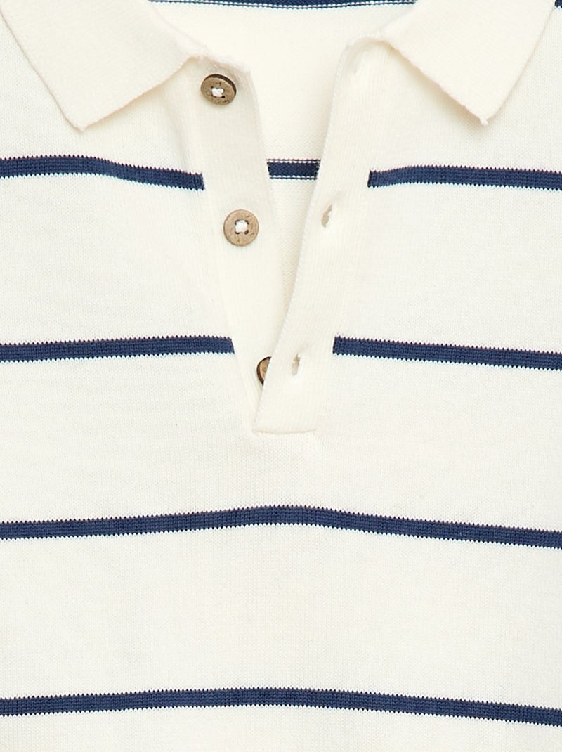 Polo camisola Bege - Kiabi