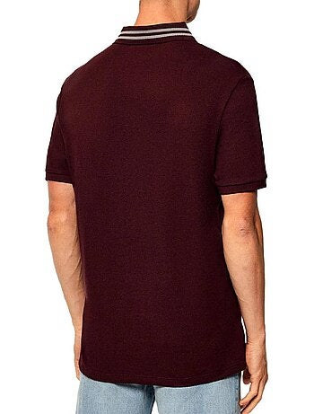 Polo Castanho Calvin Klein Jeans Piqué para Homem